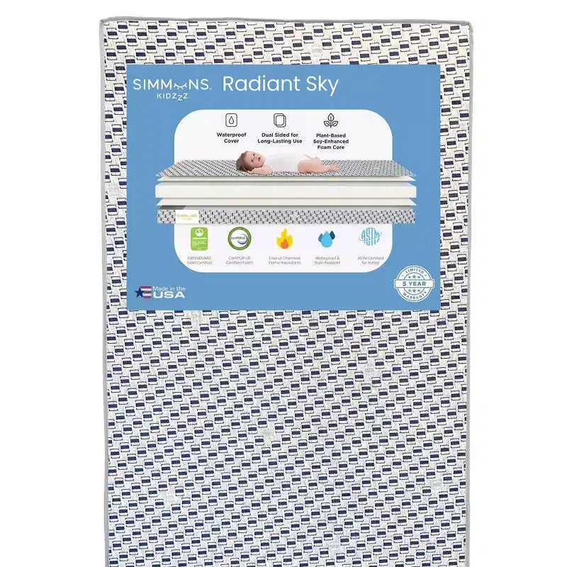 Matelas bébé/tout-petit double face