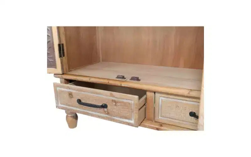 Buffet de rangement en cèdre de style campagnard