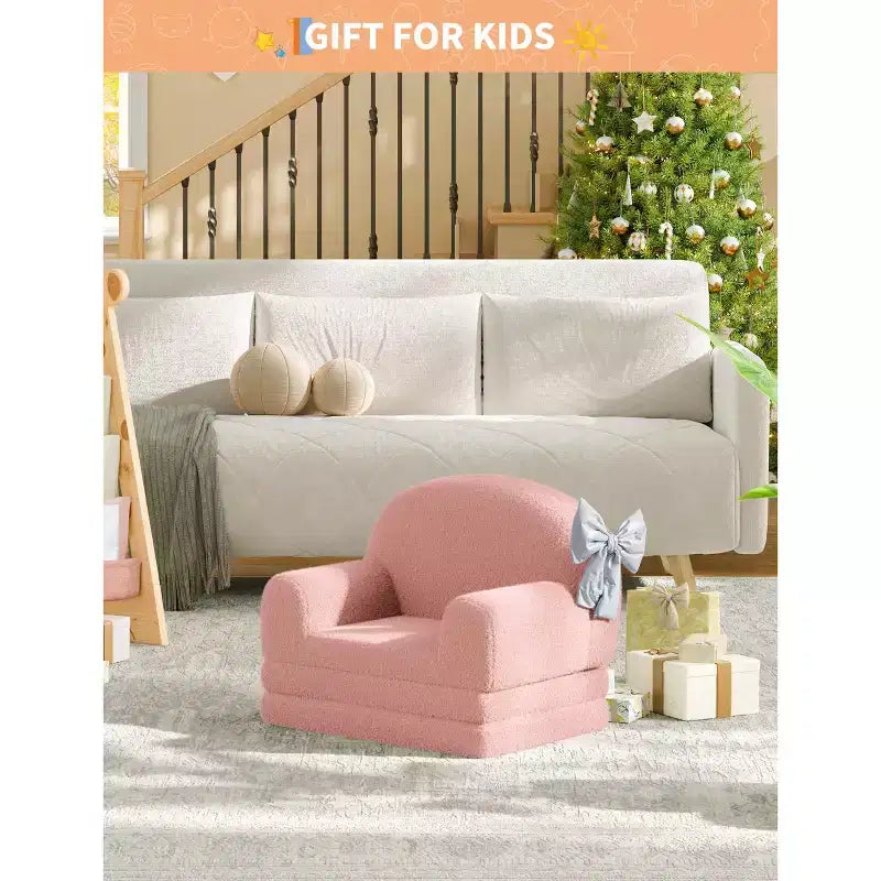Canapé-lit convertible 2-en-1 pour enfants