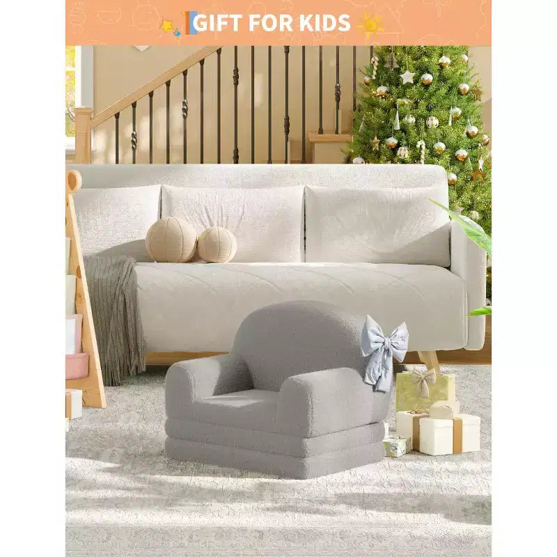 Canapé-lit convertible 2-en-1 pour enfants
