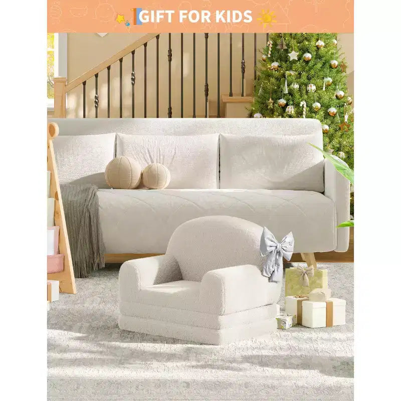 Canapé-lit convertible 2-en-1 pour enfants