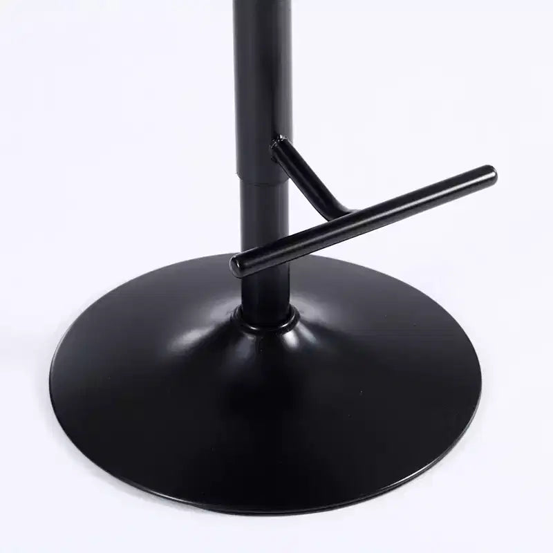 Tabouret de bar pivotant, réglable et rembourré