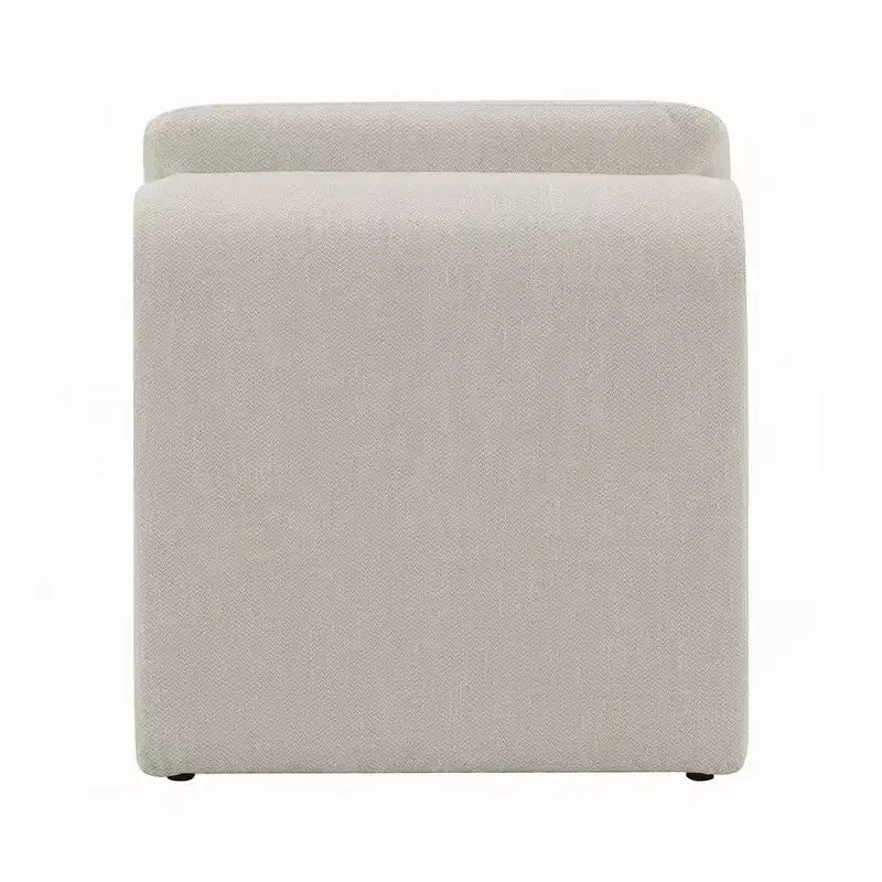 Fauteuil individuel avec piètement incurvé ouvert