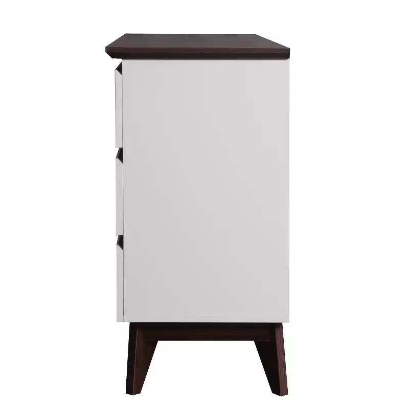 Commode de rangement moderne en bois avec 6 tiroirs
