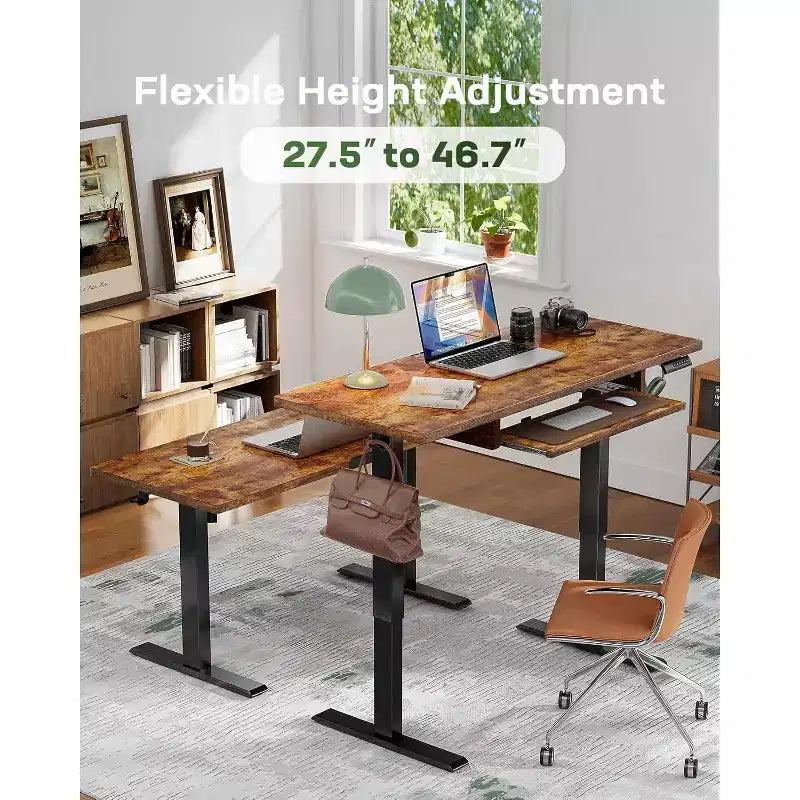 Bureau électrique réglable en hauteur