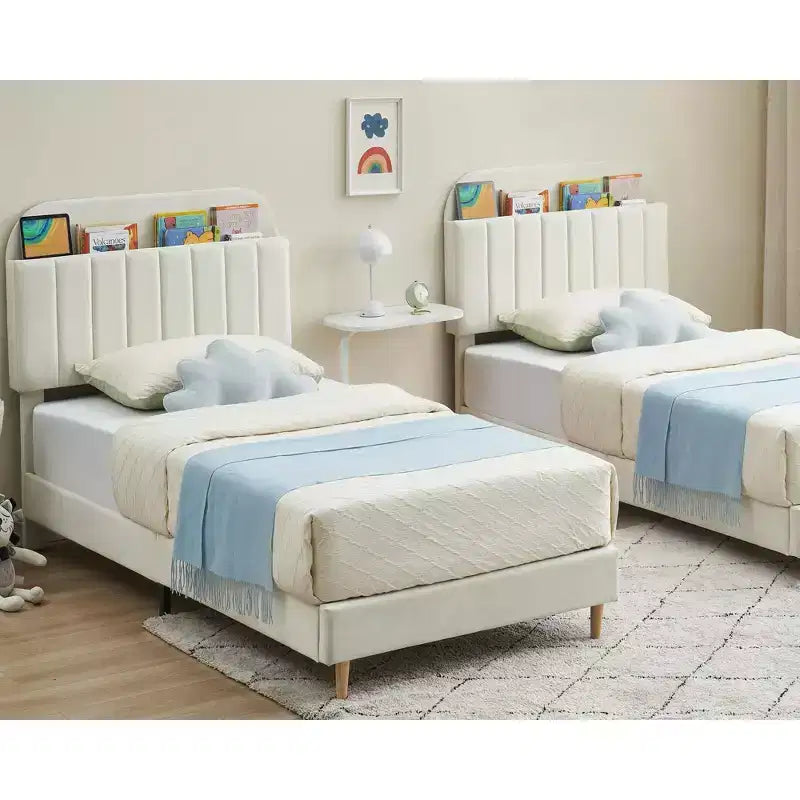 Grand lit pour enfant avec coussin moelleux