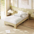 COZONY Wood Platform Bed Frame Twin XL Wood Slat Support No Box Spring Needed Underbed Storage