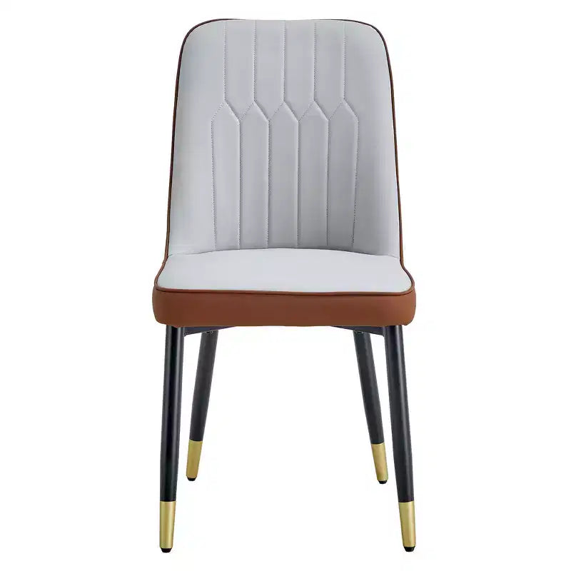 Chaise de salle à manger avec coussin en PU