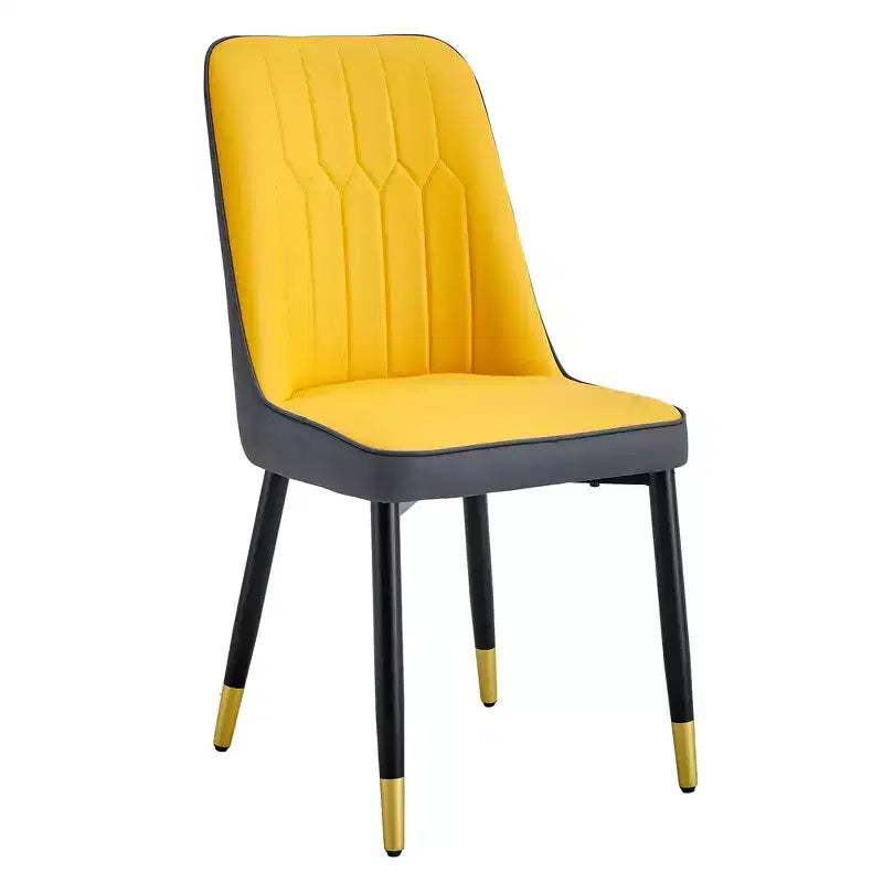 Chaise de salle à manger avec coussin en PU