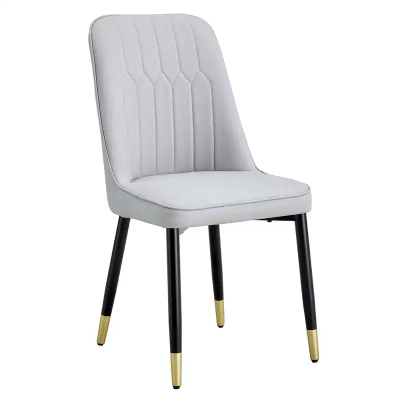 Chaise de salle à manger avec coussin en PU