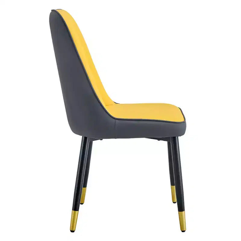 Chaise de salle à manger avec coussin en PU