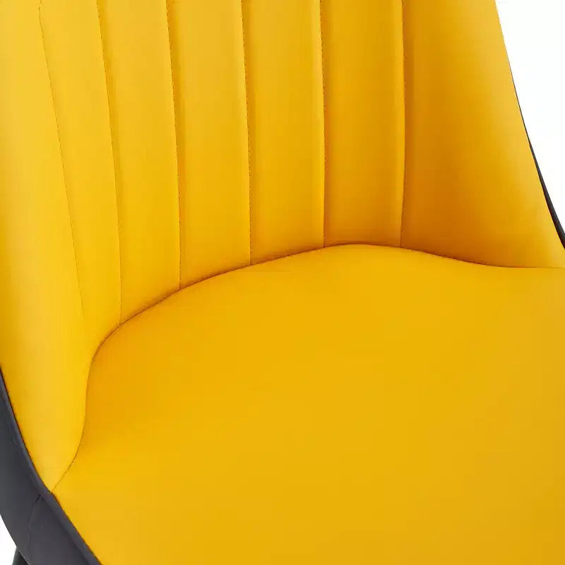 Chaise de salle à manger avec coussin en PU