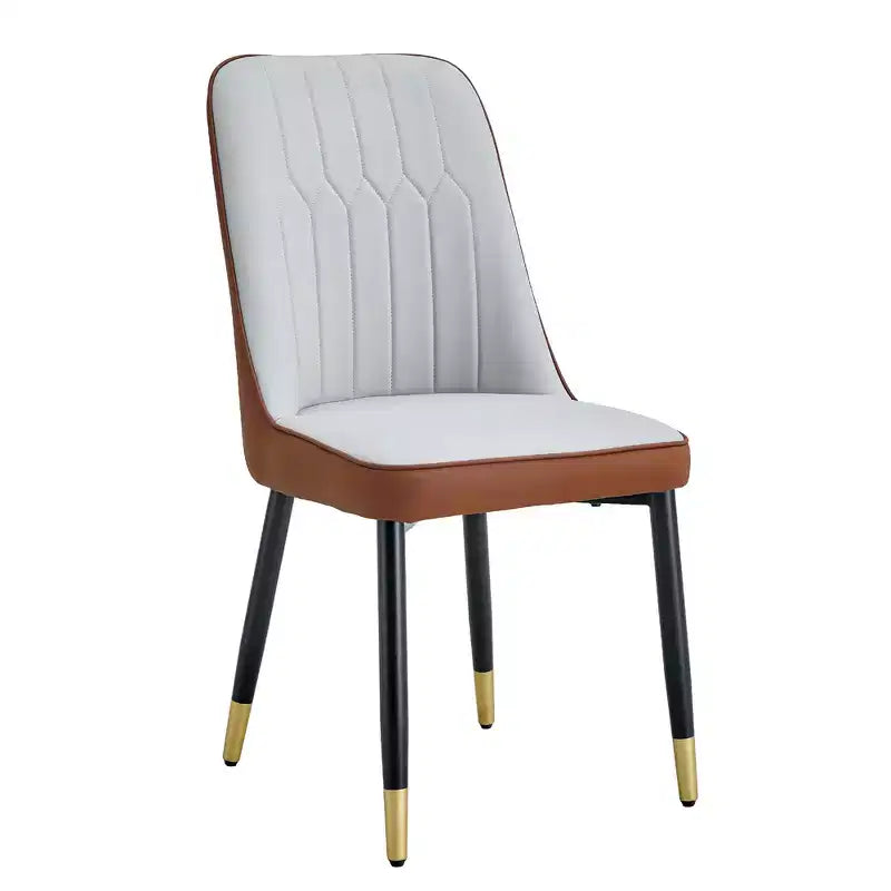 Chaise de salle à manger avec coussin en PU