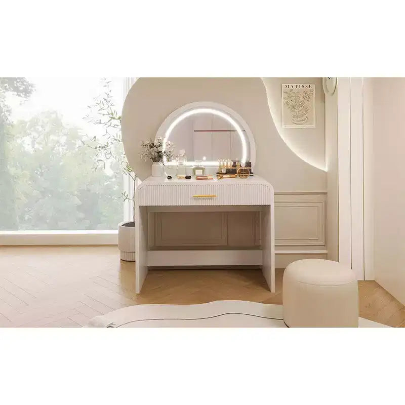 Coiffeuse avec lumière et miroir