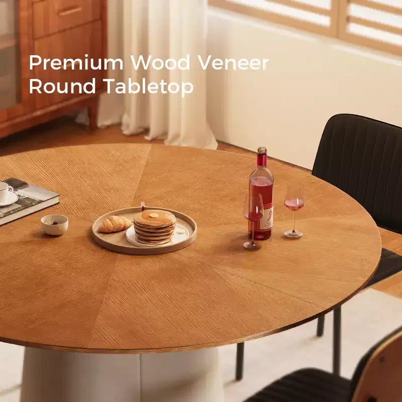 Table à manger ronde moderne