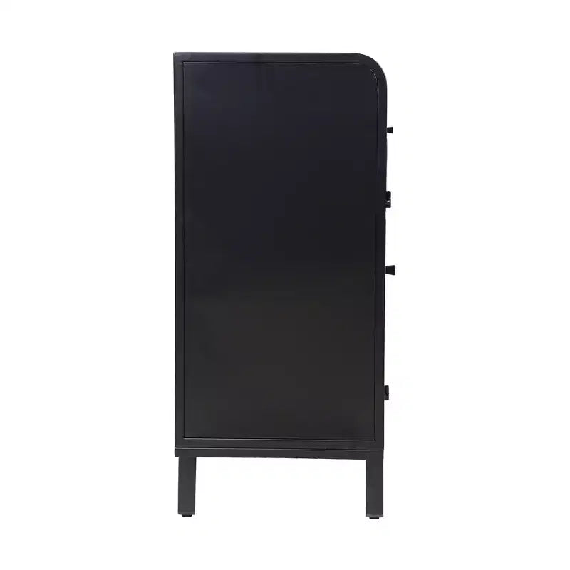Buffet noir moderne avec plateau relevable
