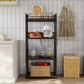 Étagère à pâtisserie à quatre niveaux, espace de rangement spacieux à quatre niveaux