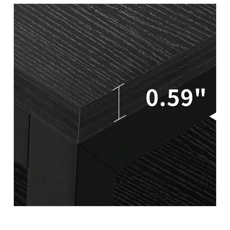 Bureau d'angle en L réglable en hauteur pour ordinateur