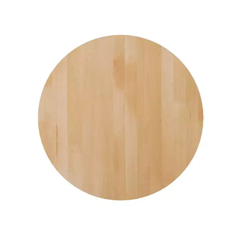 Table commerciale d'intérieur ronde en bois massif