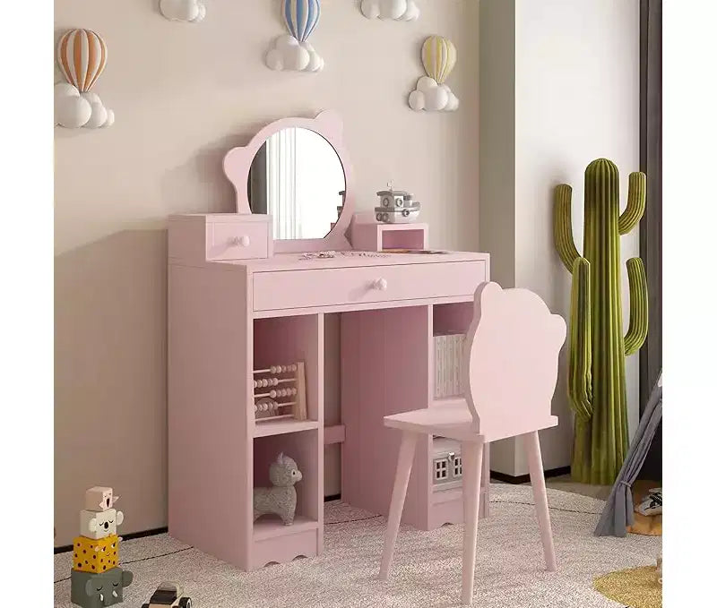 Tabouret coiffeuse 2-en-1
