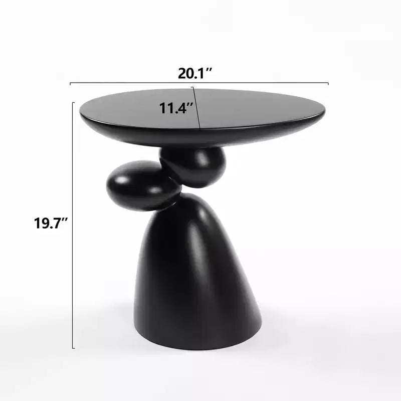 Table d'appoint en fibre de verre Lucky Stone