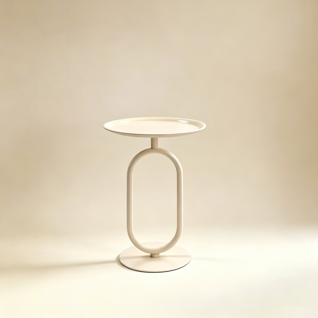Table d'appoint élégante en forme de lanterne