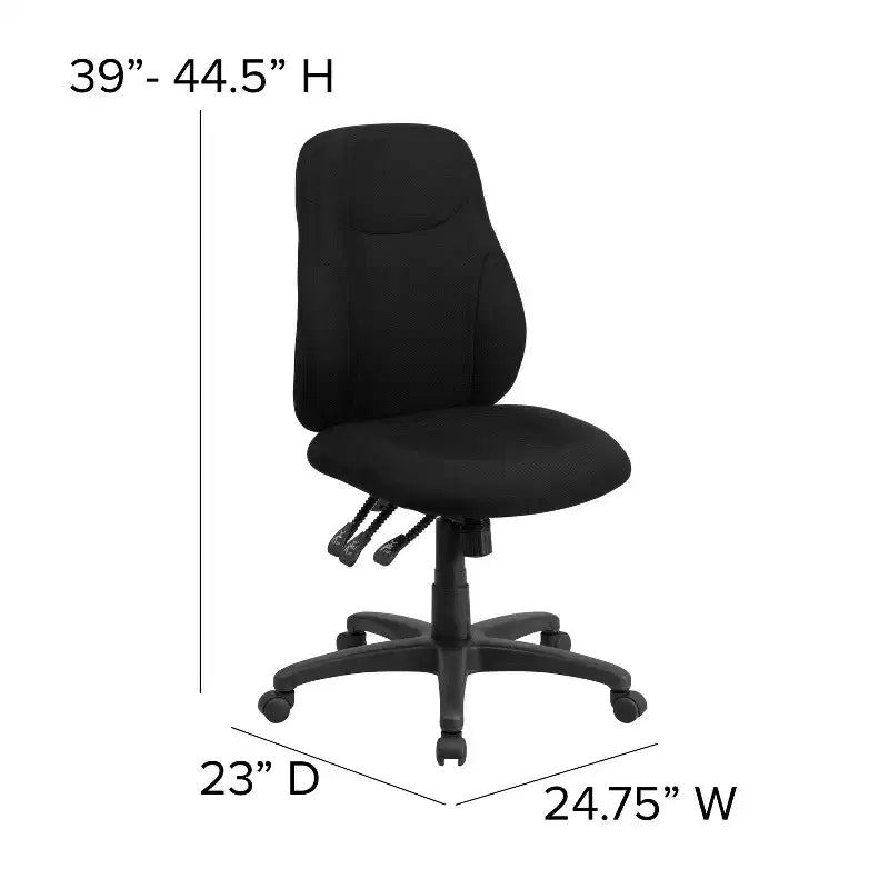 Chaise de bureau ergonomique avec dossier réglable